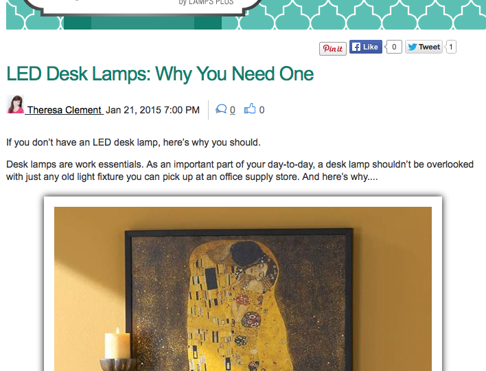 Lamps Plus - LED Desk Lamp