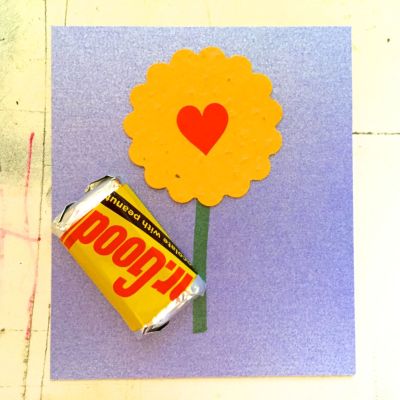 Valentine's Day craft seed paper