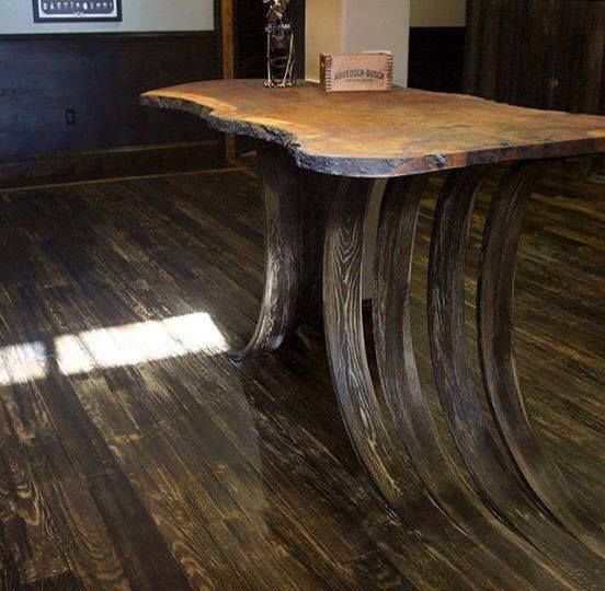 Amazed and Amused - Wood Table -