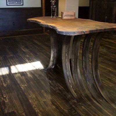 Amazed and Amused - Wood Table -