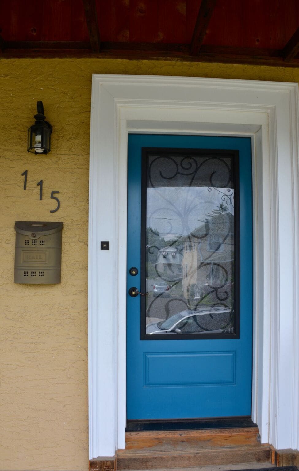 2015 MyFixitUpLife Blue Front Door ThermaTru How to Install a Front Door in an Old House MyFixitUpLife MyFixitUpLife MyFixitUpLife