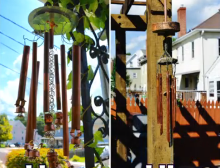 His & Hers wind chimes