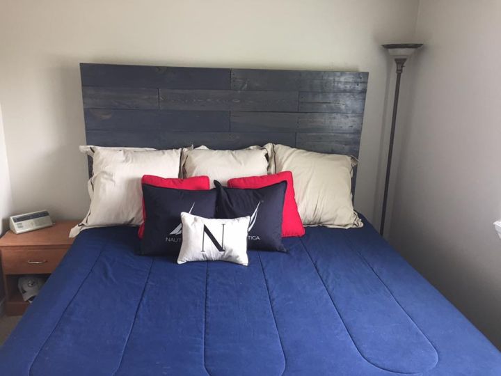 Your DIY! Brian made a king size, pallet wood headboard | MyFixitUpLife