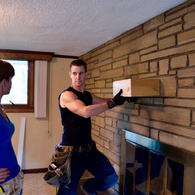 mantle makeover