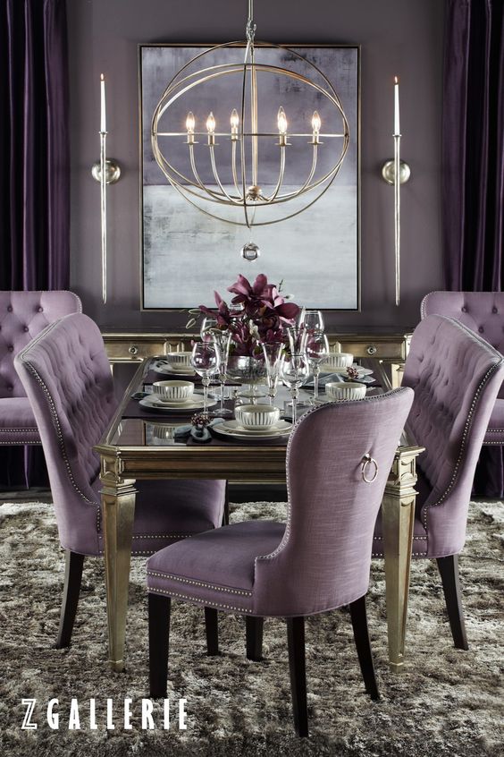 2016_HossColor_MyFixitUpLife_purple dining room_color_food meanings