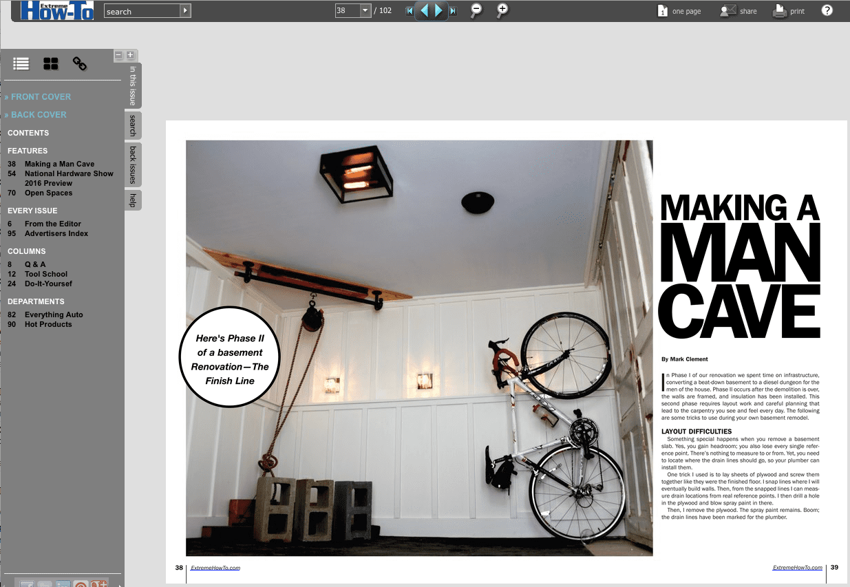 How to make a basement man cave