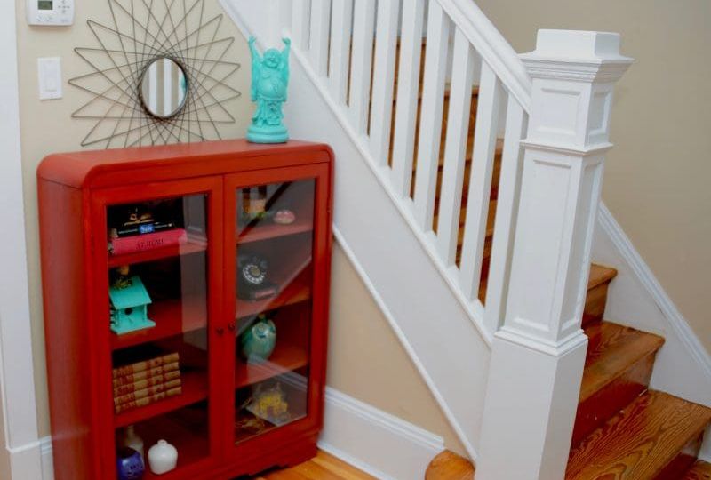 MyFixitUpLife Stairway Barrister Cabinet Minwax