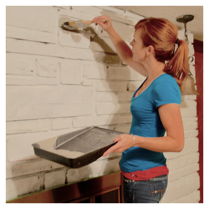 Painting brick or stone can seem challenging, but it’s an easy-ish DIY project if you have the right paint and tools.