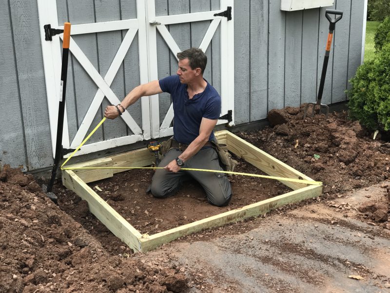 diy projects shed ramp