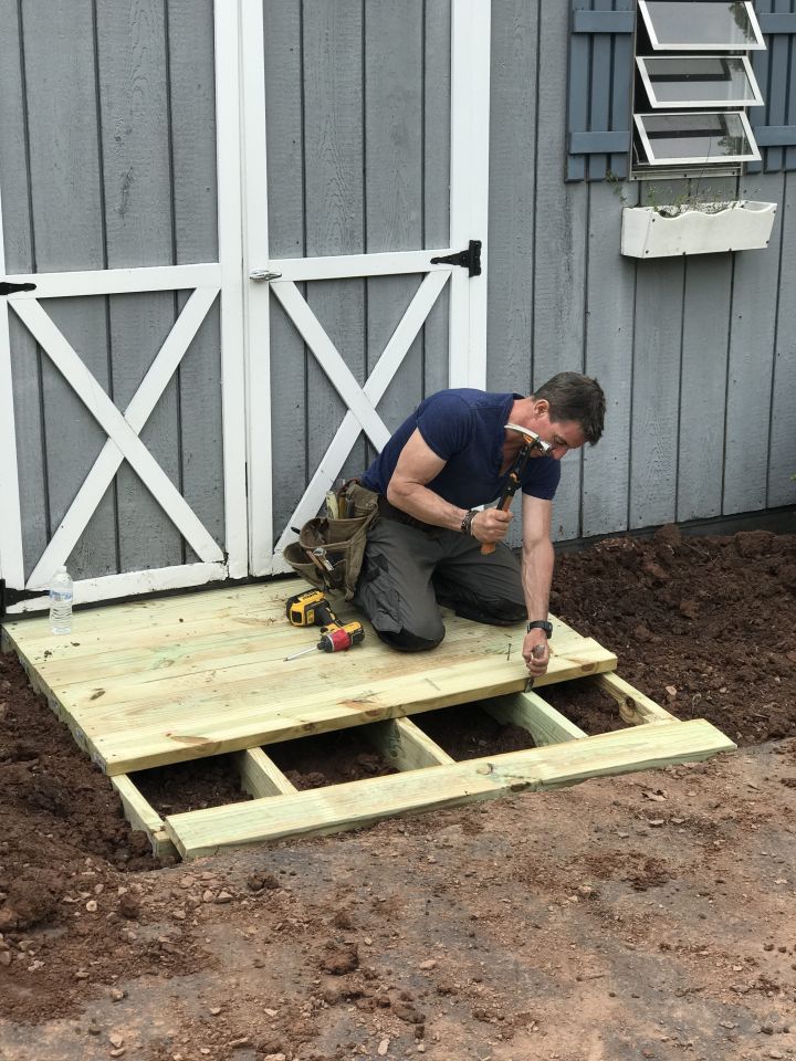 How to build a shed ramp. A weekend project you can do.