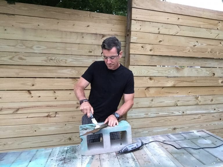 How to sharpen a lawnmower blade and clean the mower deck
