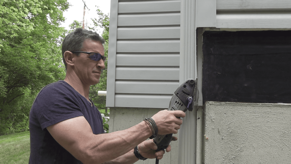 How to attach the ledger board when building a deck