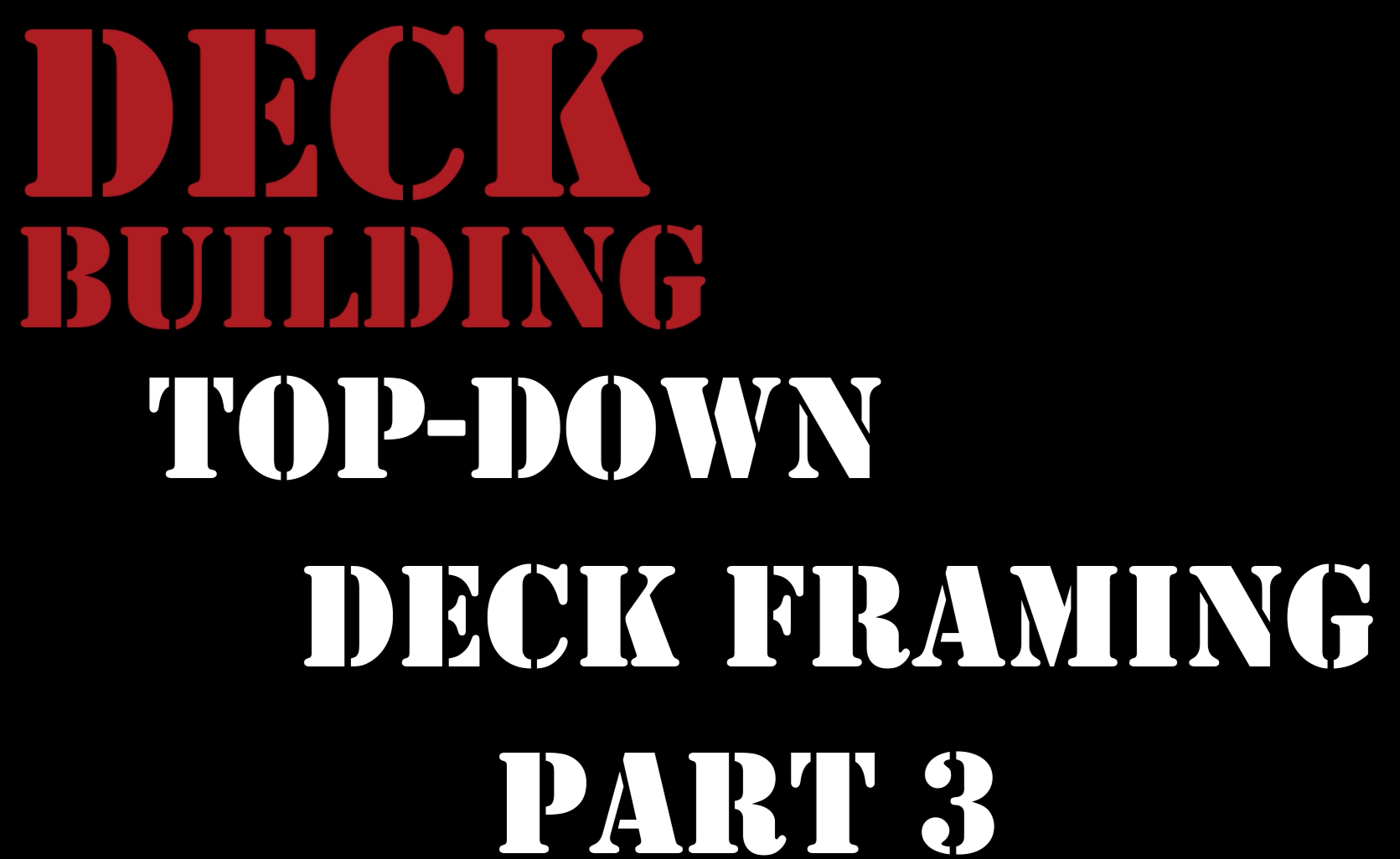 build a deck