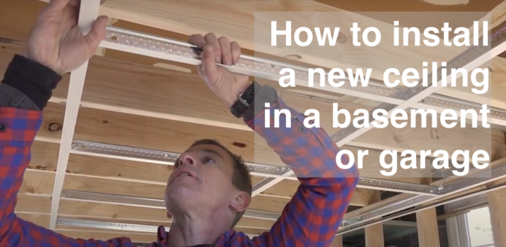 How to install a new ceiling in your garage or basement ‣ MyFixitUpLife