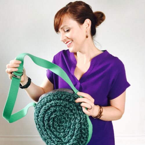 Twine handbag star crochet with belt strap myfixituplife