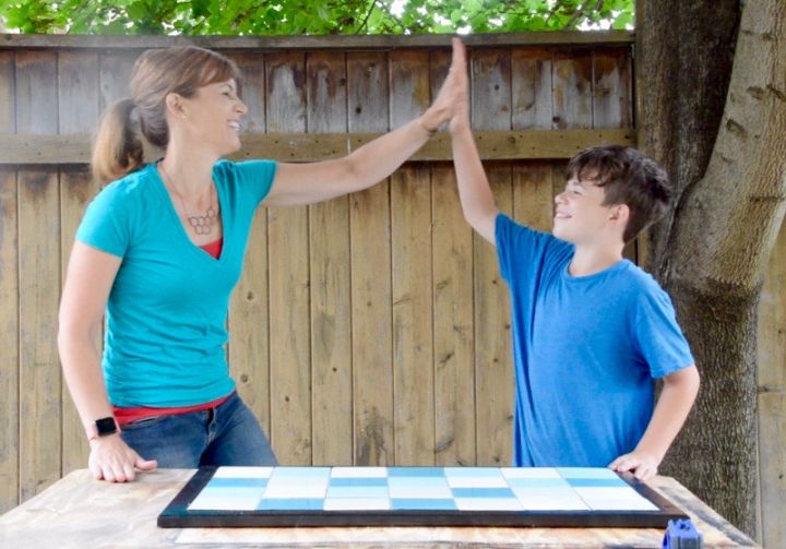 How to make a tile doormat, momandson DIY MyFixitUpLife