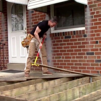 MyFixitUpLife Mark Deck Resurface Nestorbar demo deck board