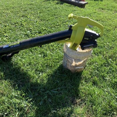 MyFixitUpLife Ryobi Vac Attack leaf vacuum tool review