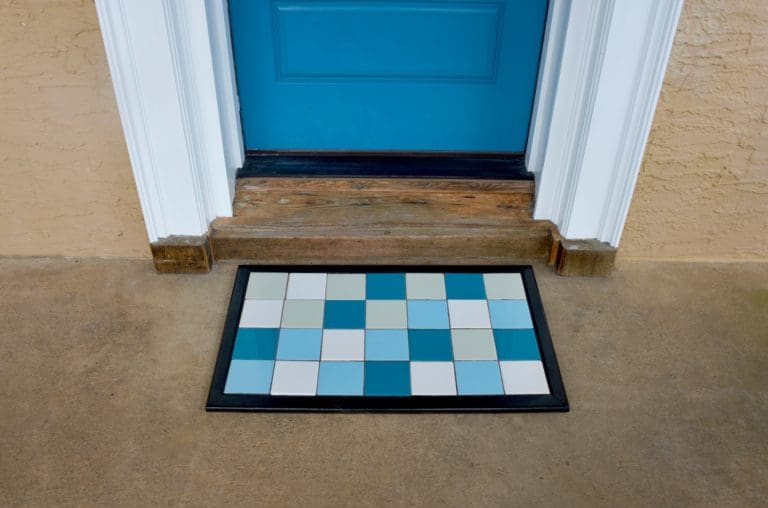 How to make a tile doormat, momandson DIY