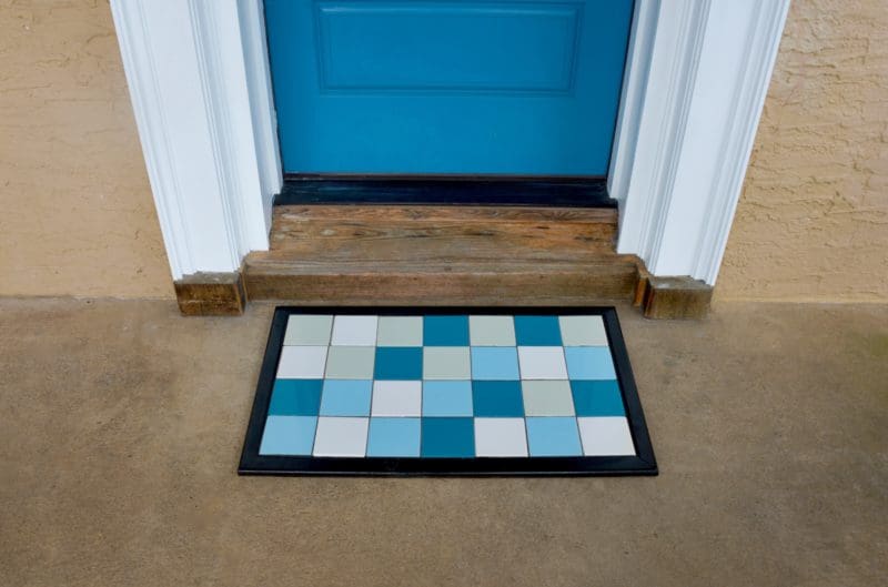 How to make a tile doormat, momandson DIY