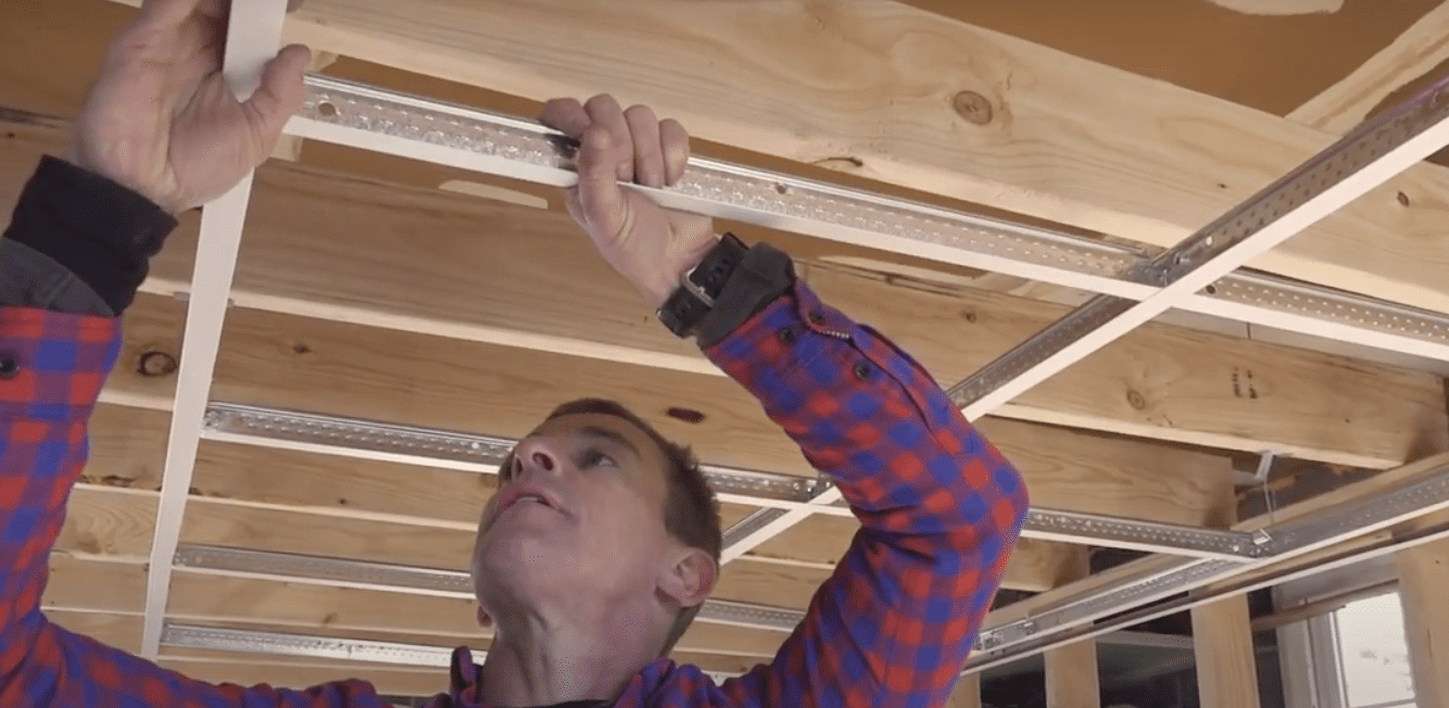 How to install a new ceiling in your garage or basement