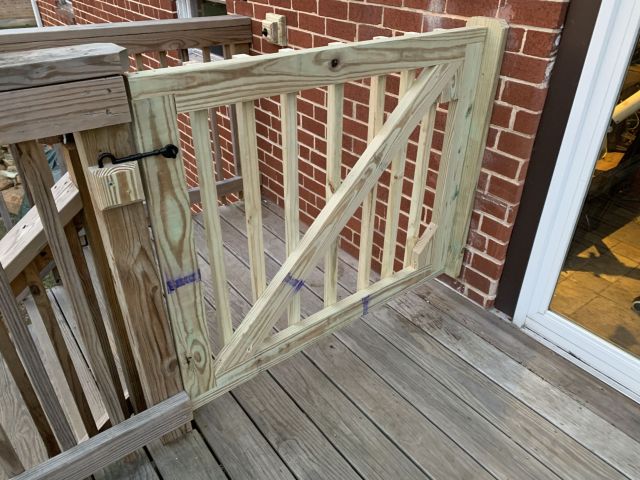 dog gate deck myfixituplife