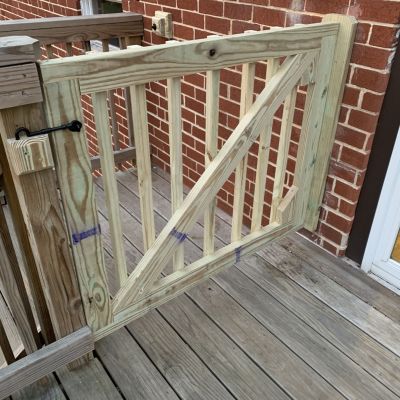 dog gate deck myfixituplife
