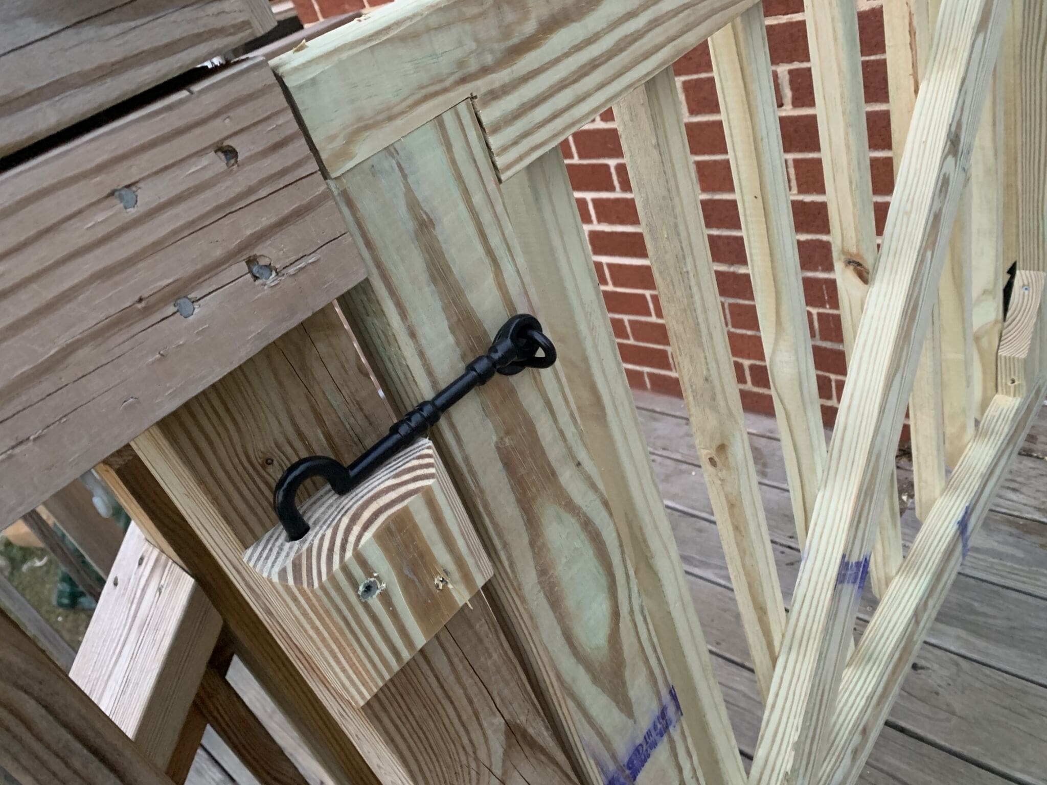 How to add a DIY gate to a deck for a dog