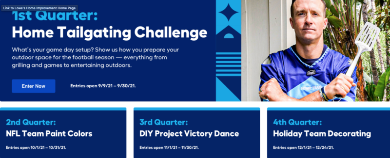 Lowes Home Team Challenge DIY Contest