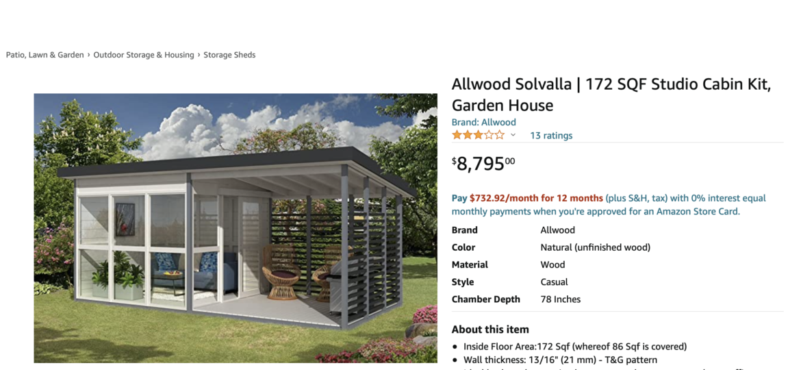 Amazon Kit Home Allwood MyFixitUpLife