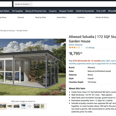 Amazon Kit Home Allwood MyFixitUpLife