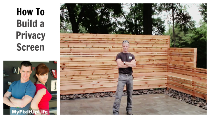 How to Build a Privacy Screen ‣ MyFixitUpLife