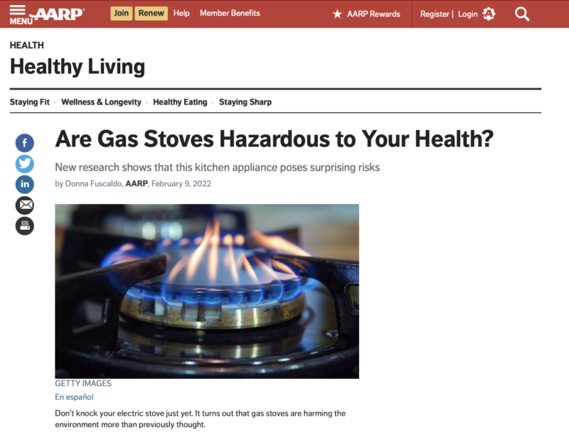gas ranges leak stoves AARP