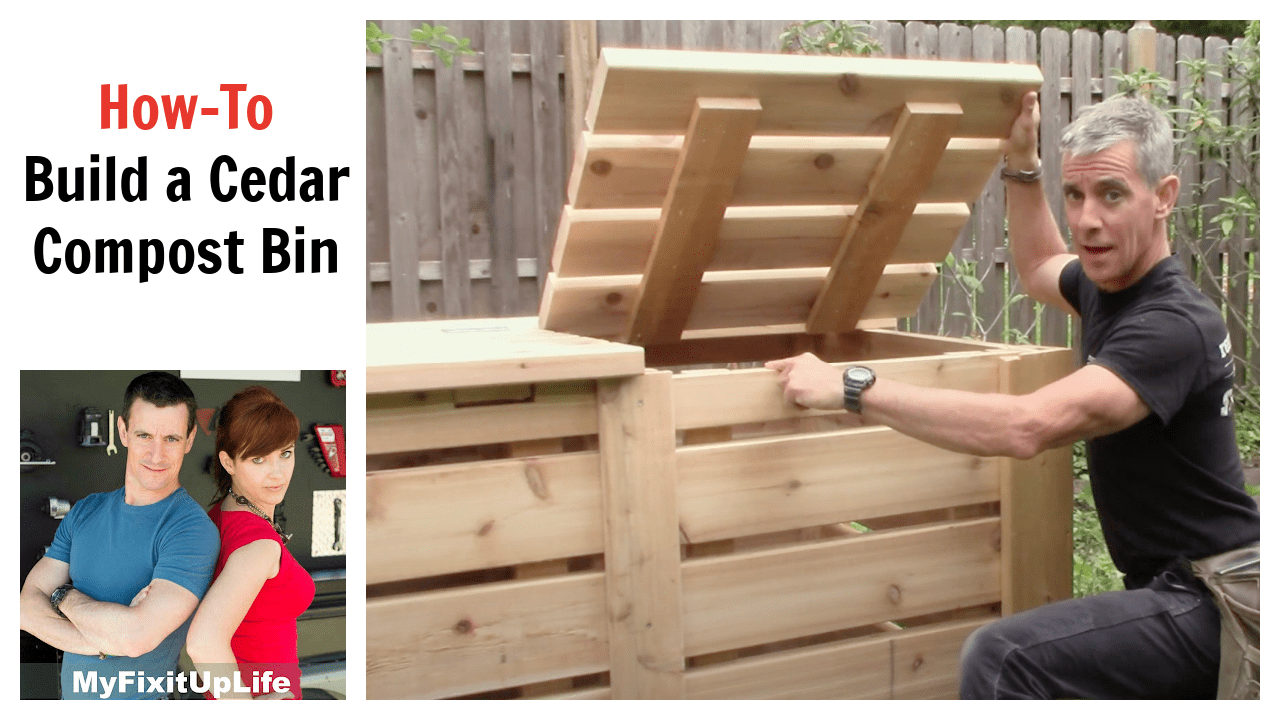 How to Build a Cedar Compost Bin