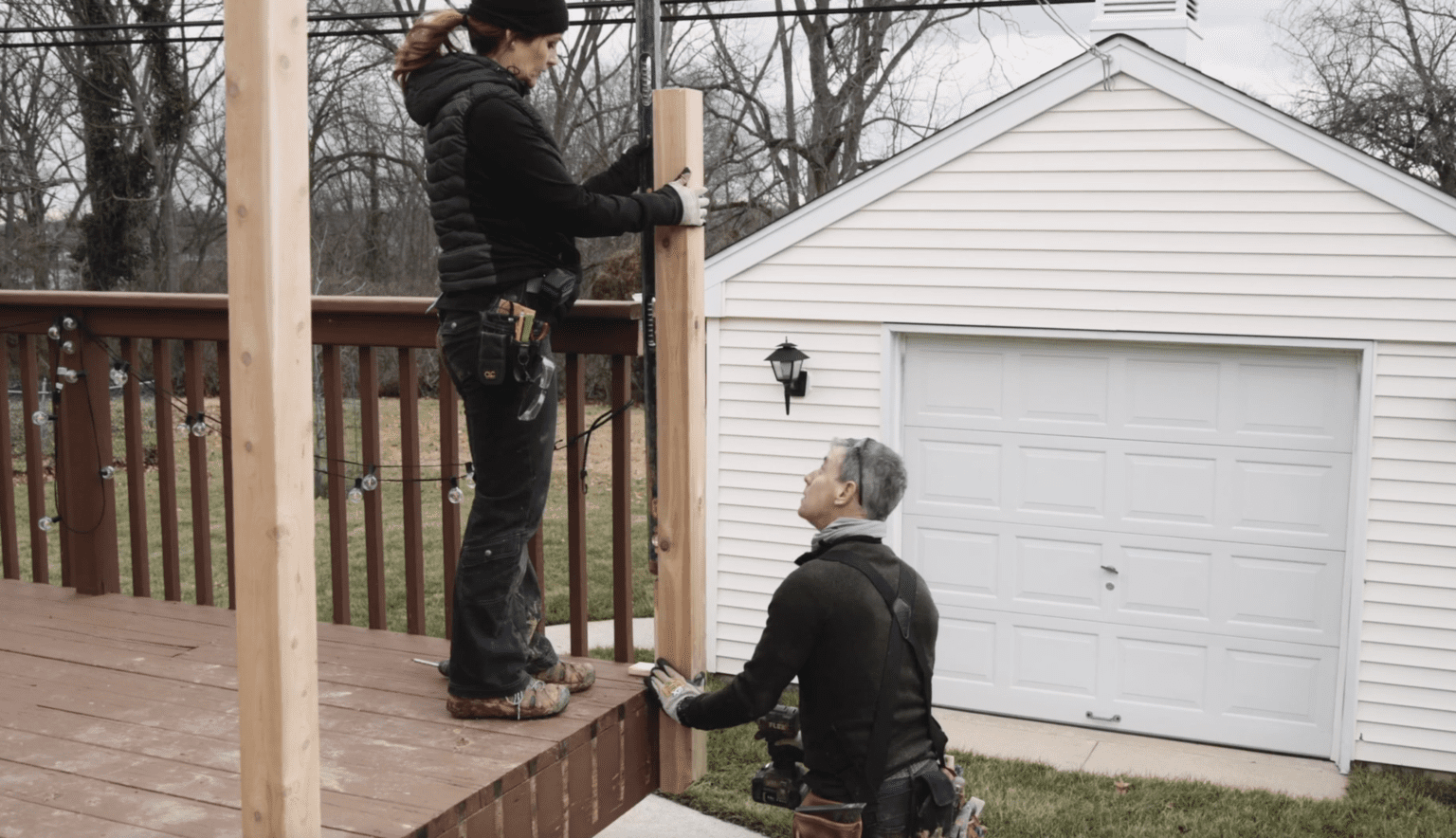 HowTo Build a Privacy Screen On A Deck