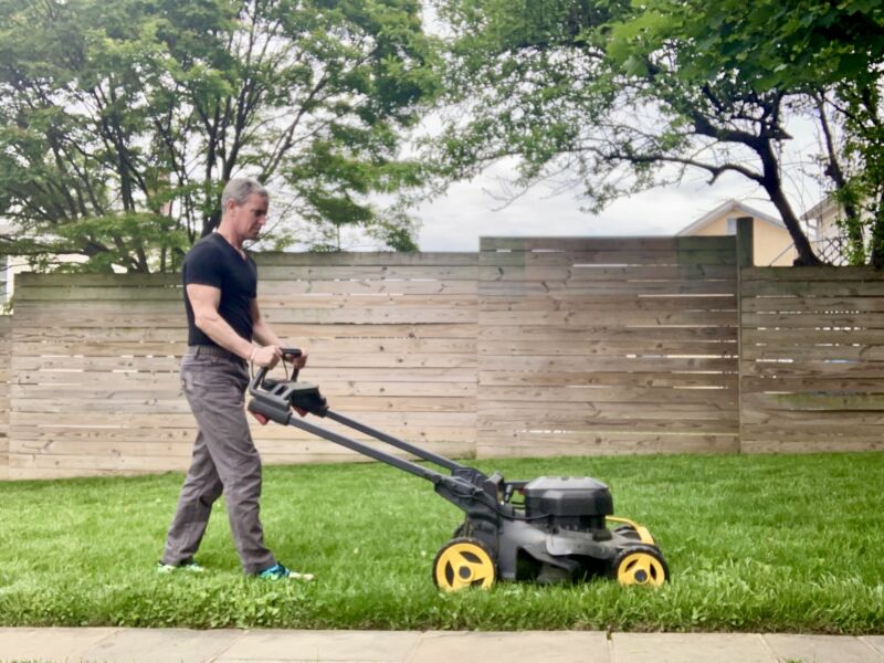 Mark Clement MyFIxitUpLife CAT 60V lawn mower