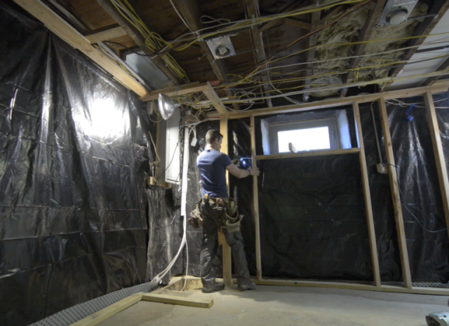 MyFixitUpLife_Basement_Reno Framing Wall Mark