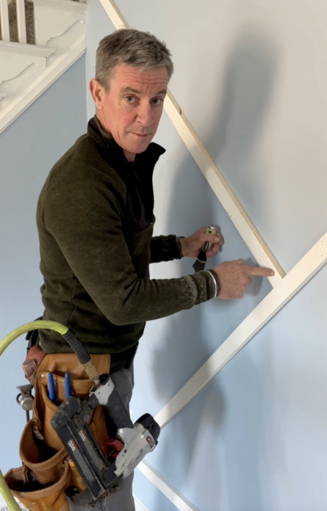 Wall not flat? Here's a pro tip from carpenter mark