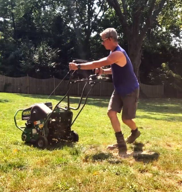 Mark_MyFixitUpLife_Aerating_Grass