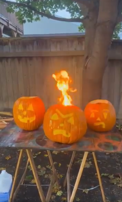 Flaming pumpkins MyFixitUpLife