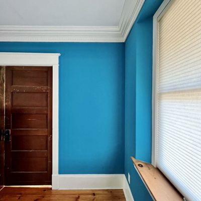 Family room - pocket doors - window - MyFixitUpLife