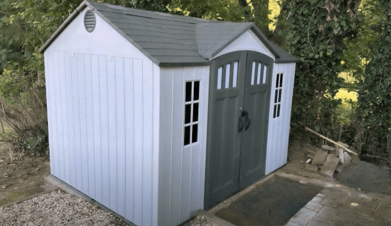 How To Build A Shed Kit From Amazon (a Lifetime Shed)