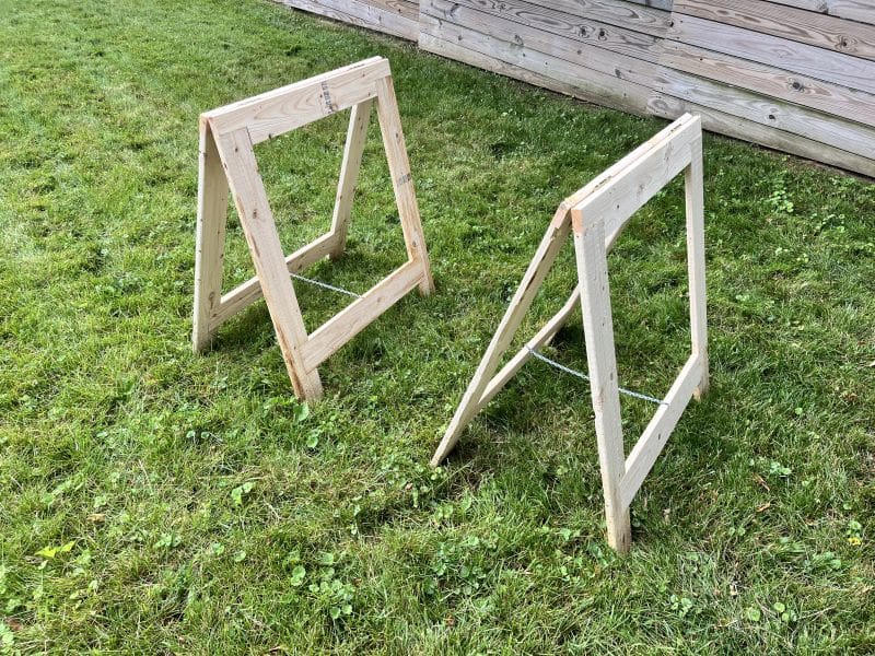 folding sawhorses - foldable sawhorses - lightweight sawhorses - myfixituplife