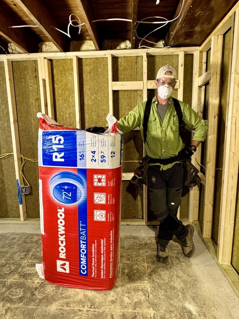 ROCKWOOL ComfortBatt - best insulation tools and materials - myfixituplife