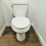 basement bathroom - toilet