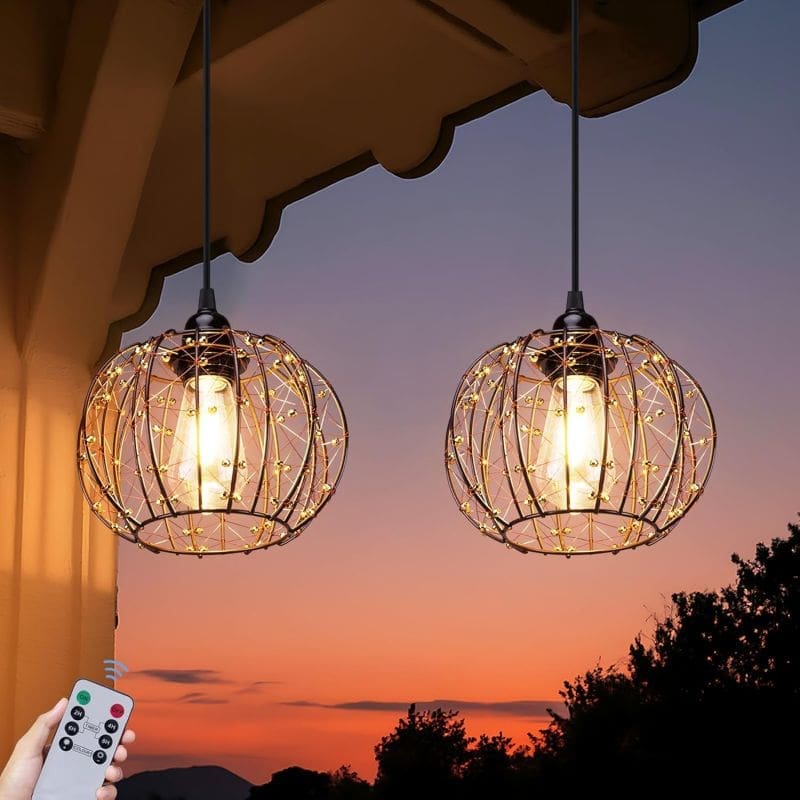 Battery operated light outdoor - make your backyard - summer backyard