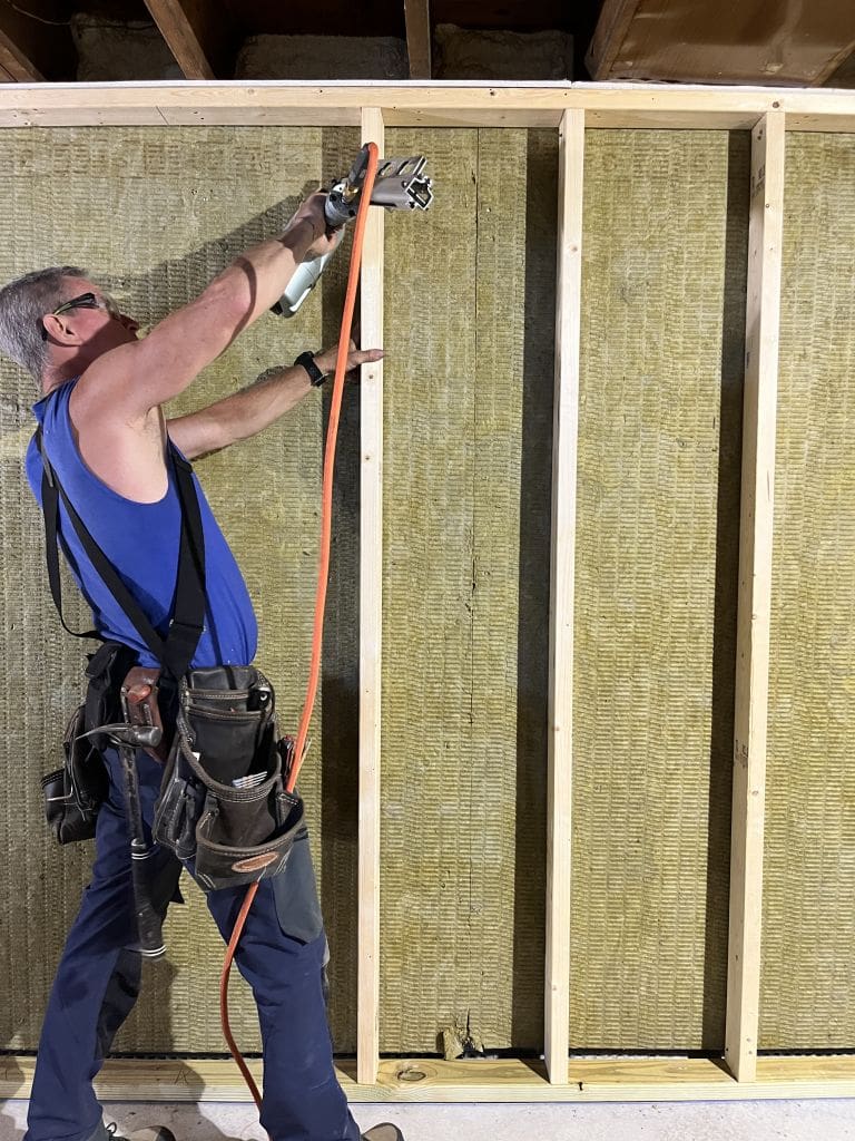 Ridgid best nailer hose - Mark framing walls - Metabo HPT - MyFixitUpLife