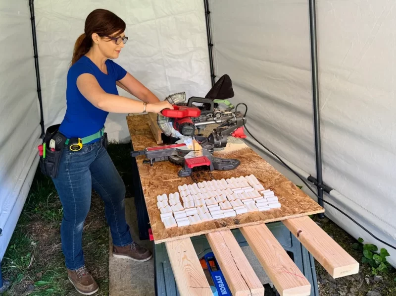 Theresa - Woodworking projects - Miter Saw - Skil - MyFixitUplife