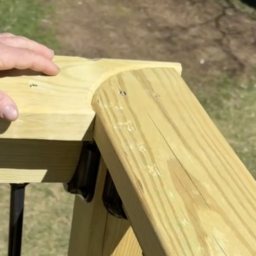 Deck curved top cap - MyFixitUpLife