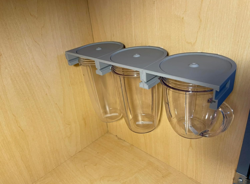 Nutribullet cups organizer 3D printed